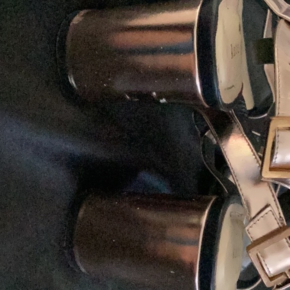 Kate Spade strapy sandals size 7.5. Black and rose gold. - Picture 7 of 7